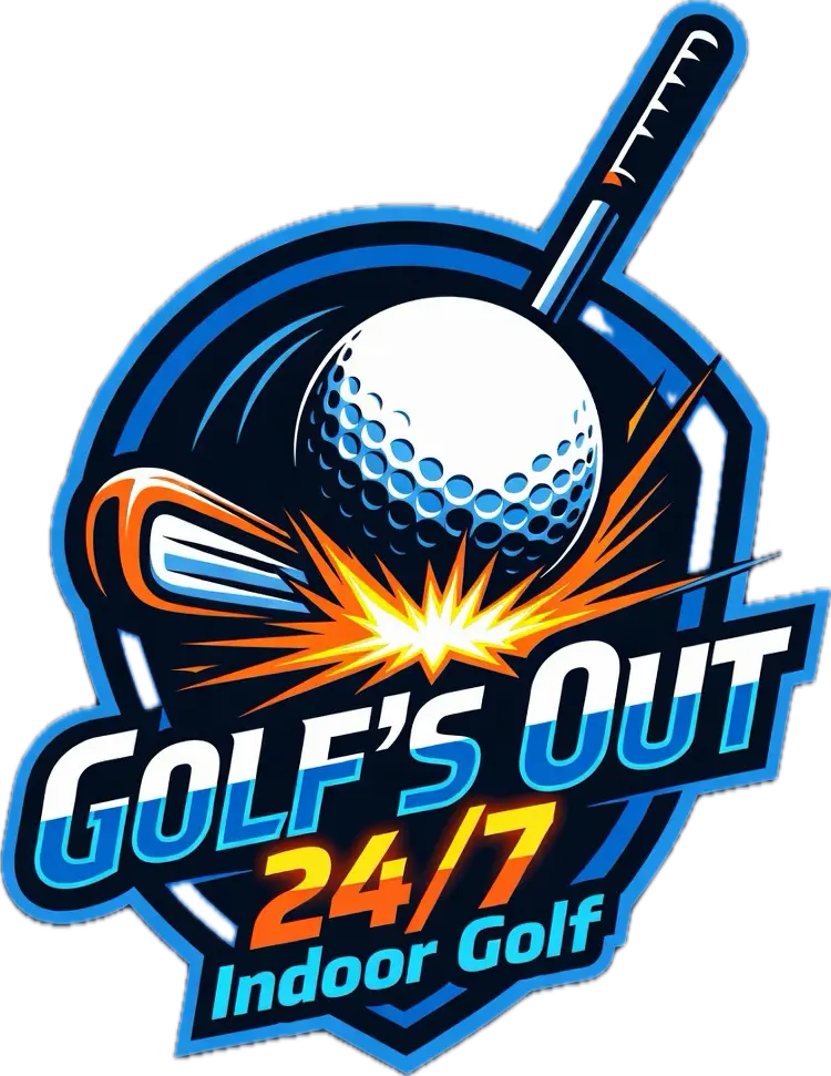 Golf's Out Indoor Golf logo